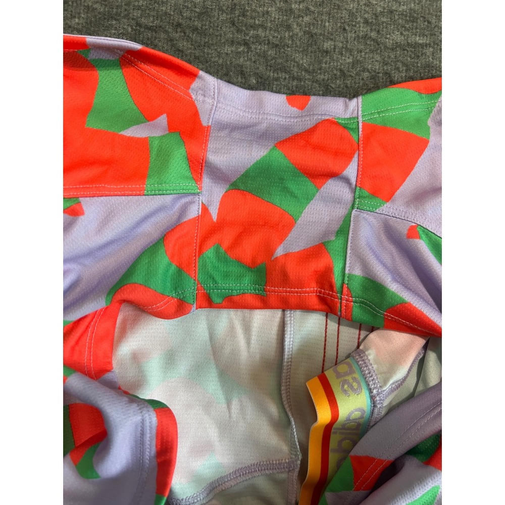 Adidas x The FARM Company Pacer Training Shorts Purple Tropical HS1198 Womens L - Picture 11 of 13